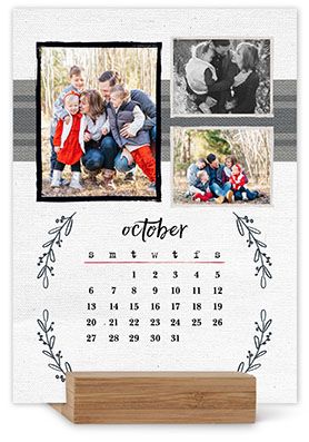 Rustic Charm Easel Calendar | Shutterfly