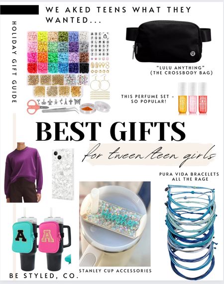 Teen girls are asking for this in 2023. All the teen girl gift ideas for teens. Stanley cup accessories and bracelet making kit from Amazon. So good! Your teen will love it! 

#LTKkids #LTKGiftGuide #LTKfindsunder50