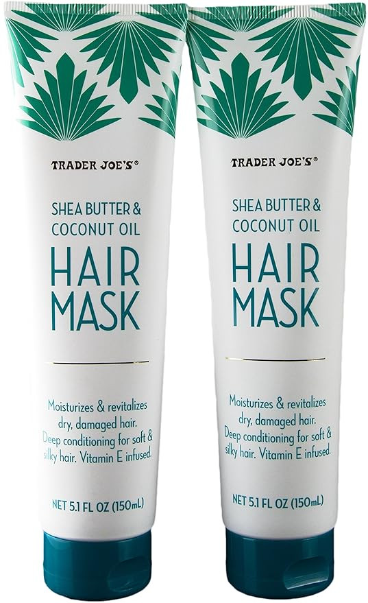 Shea Butter and Coconut Oil Hair Mask (2 Pack) | Amazon (US)