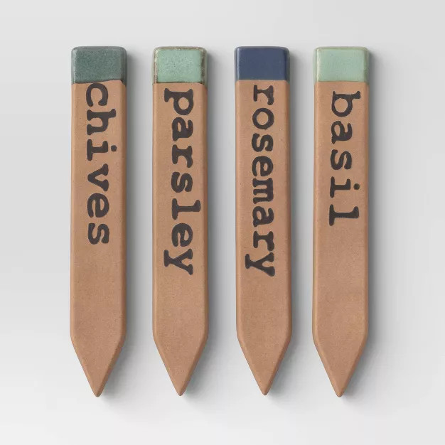 4pk Stoneware Herb Marker - Smith & Hawken™ | Target