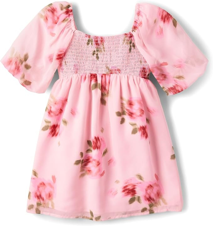 The Children's Place girls Long Sleeve Casual Dresses | Amazon (US)