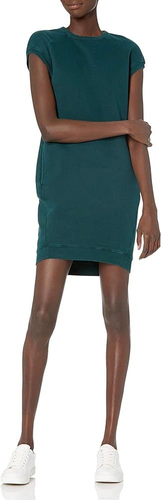 Amazon Brand - Goodthreads Women's Heritage Fleece Short-Sleeve Cocoon Dress with Pockets | Amazon (US)