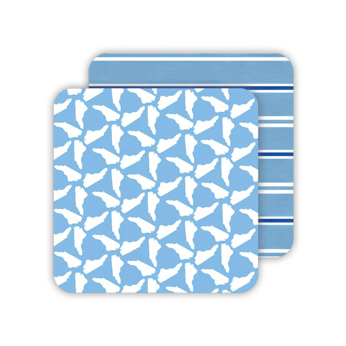 Honey+Hank North Carolina Paper Coasters | Rosanne Beck Collections
