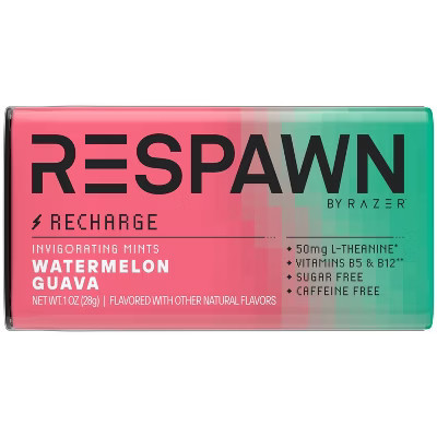 Respawn by Razer Watermelon Guava Sugar Free Mints with L-Theanine and B Vitamins - 1oz | Target