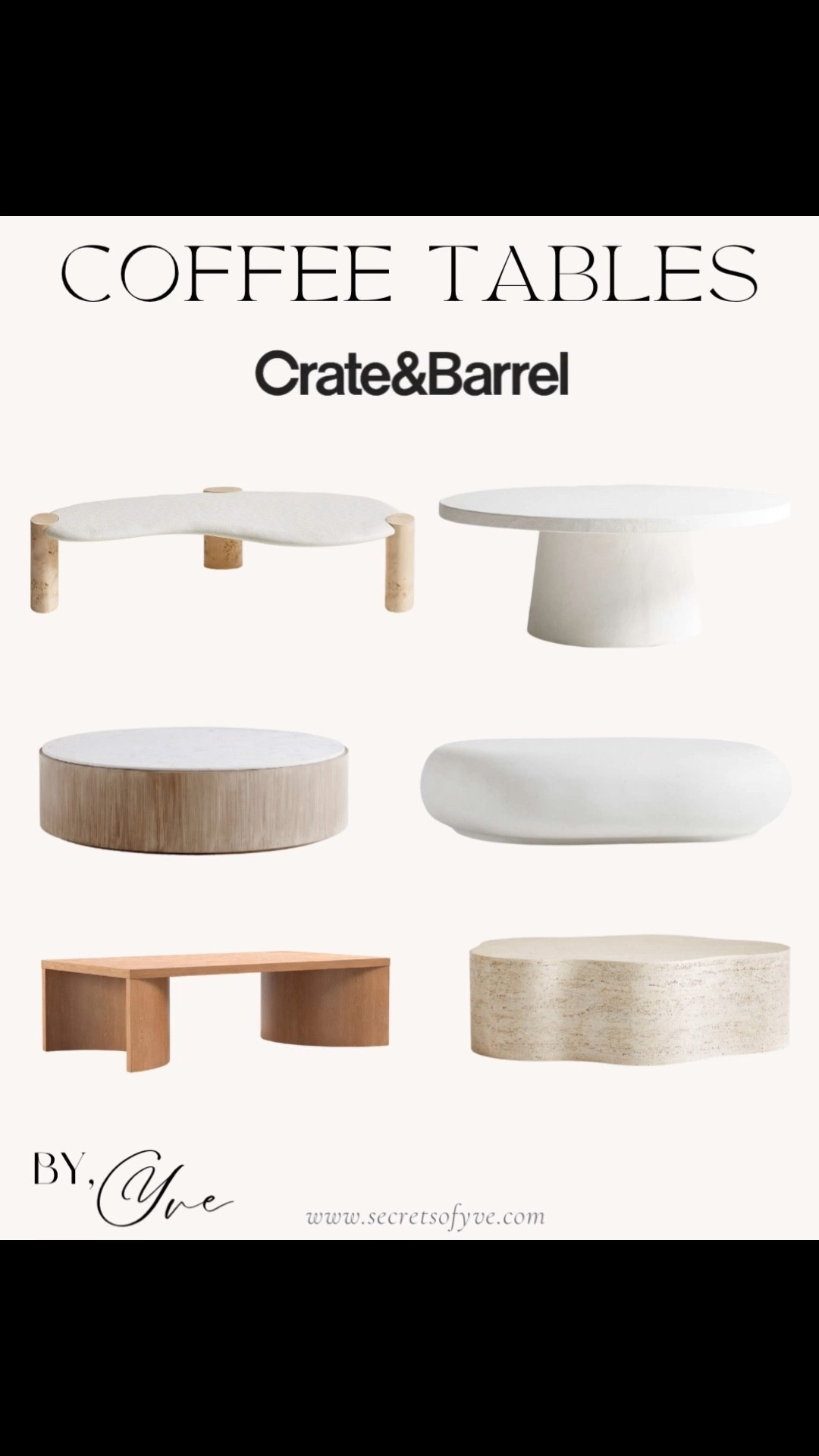 SecretsofYve: Gorgeous coffee table and functional home decor @crate&barrel 
#Secretsofyve #ltkgiftguide
Always humbled & thankful to have you here.. New posts daily at 3pm & 4:15pm EST. 
CEO: PATESI Global & PATESIfoundation.org
@secretsofyve : where beautiful meets practical, comfy meets style, affordable meets glam with a splash of splurge every now and then. I do LOVE a good sale and combining codes! #ltkstyletip #ltksalealert #ltku #ltkfindsunder100 #ltkvlog secretsofyve 

#LTKSeasonal #LTKHome #LTKWedding