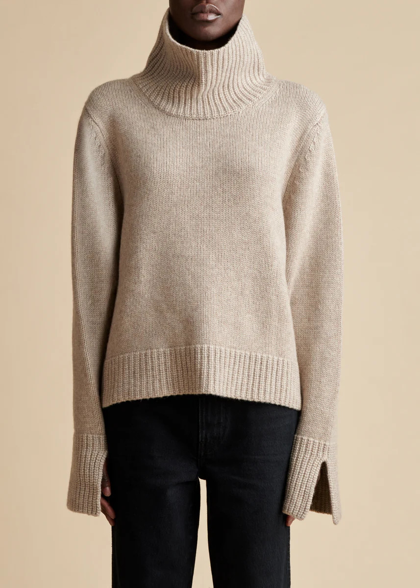 The Marion Sweater in Light Clay | Khaite
