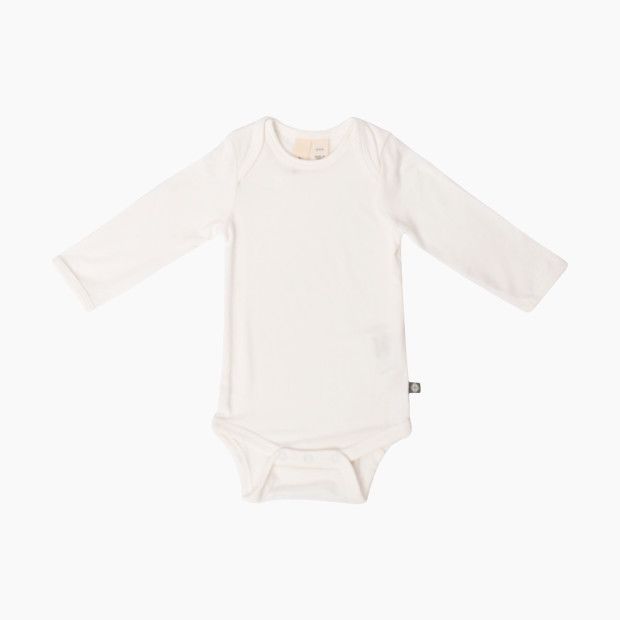 Kyte Baby Long Sleeve Bodysuit in Cloud Size Newborn | Bamboo | Babylist