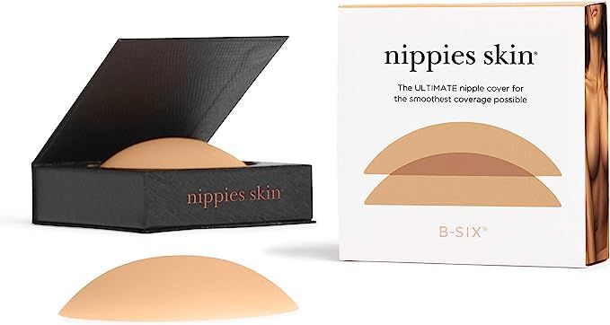 Nippies Skin ULTIMATE ADHESIVE NippleCovers Pasties & Travel Case - Caramel | Amazon (US)