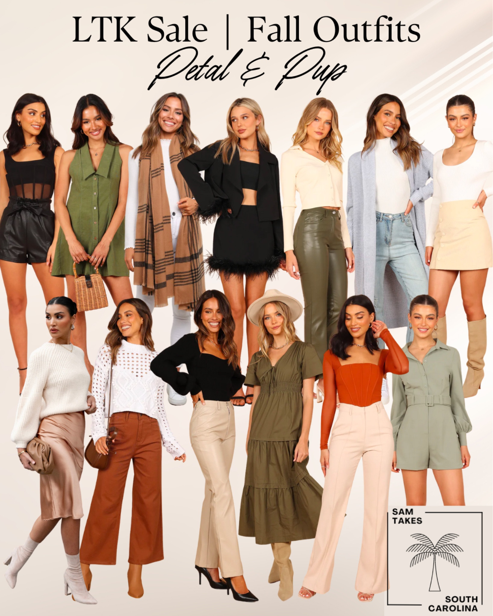 The #LTKSale is here! Shop this exclusive sale in the app. 

These petal & pup new arrivals are the perfect fall outfits 🫶🏼 

Fall accessories, feather outfit, workwear, fall romper, scarf, flare pants, leather pants, denim 

#LTKunder100 #LTKsalealert #LTKSale