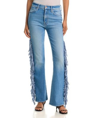 Mother The Fringe Desperado Sneak Jeans in Saddle Up | Bloomingdale's (US)