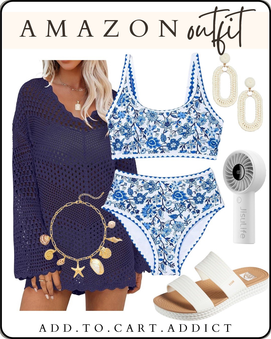 Amazon vacation outfit idea! Amazon beach vacation outfit!