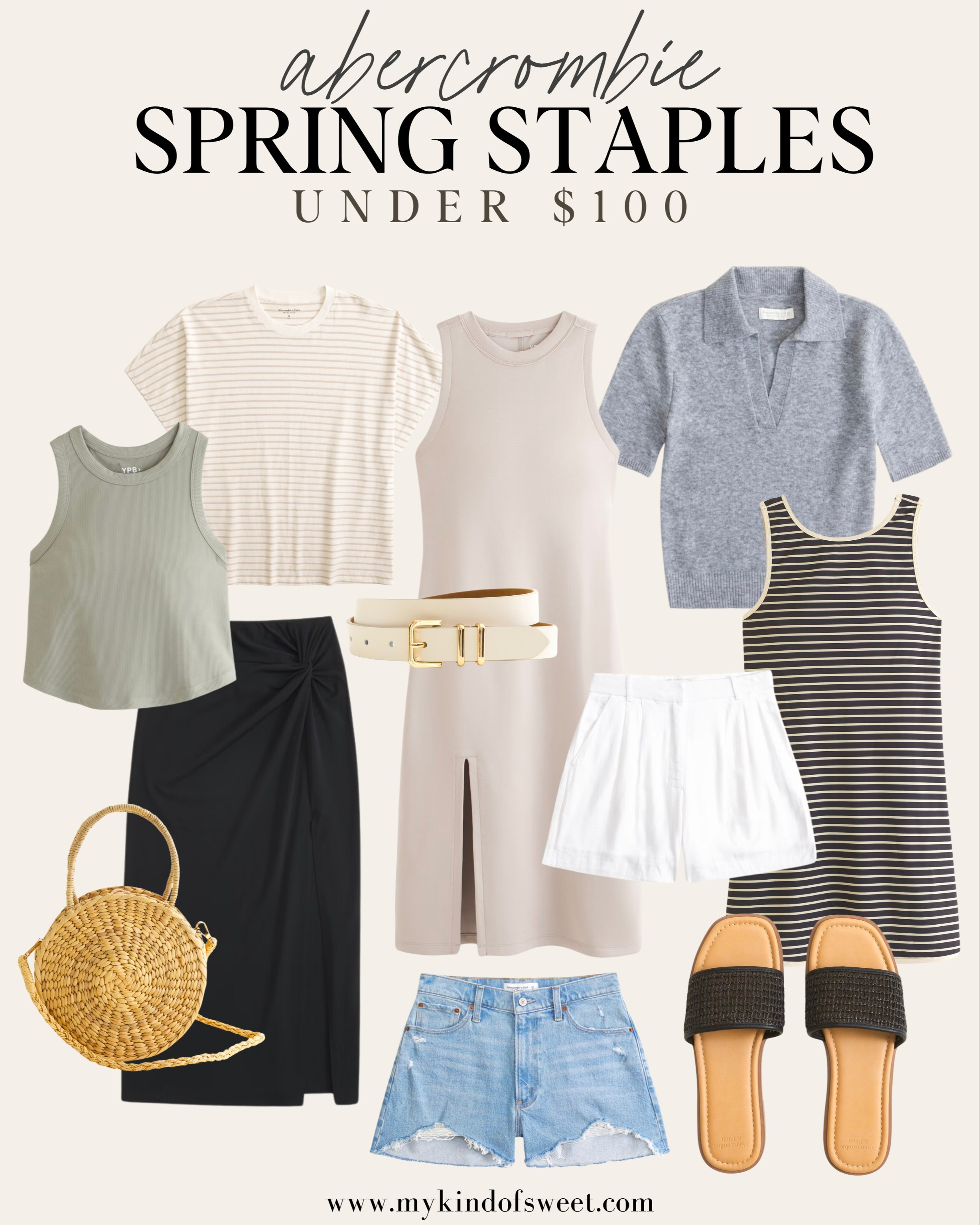 Loving these new basics from Abercrombie for the spring! This is the perfect straw bag to go with any look. Everything linked is under $100 too!

#LTKSeasonal #LTKfindsunder100 #LTKitbag
