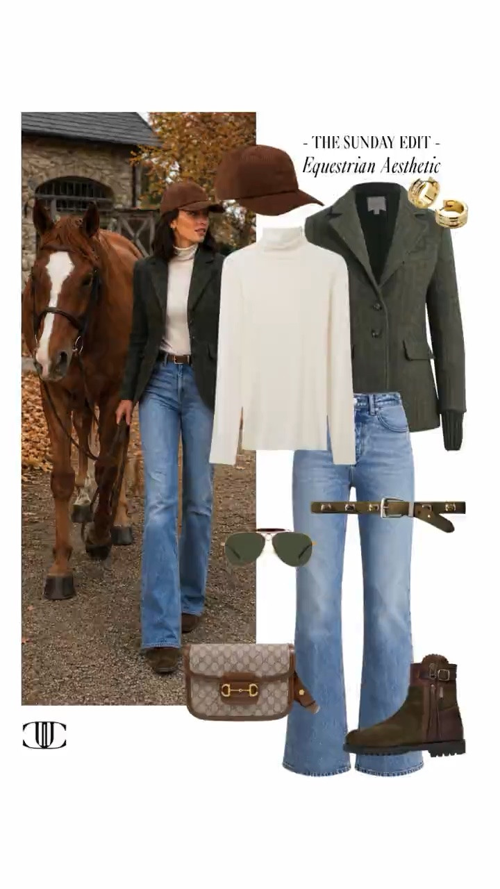 🐎 Some trends come and go, but equestrian style always finds its way back.

In The Equestrian Grandmother Edit, I’m leaning into the pieces I’ll always love: herringbone blazers, heritage plaids, rich chocolate browns, crisp button-downs, riding boots, suede, cashmere, and timeless leather accessories.

The goal is classic first, current second—polished, practical, and rooted in beautiful fabrics and silhouettes that only get better with time. Think a little English countryside, a little Kentucky, and a wardrobe built to be worn for years, not just one season.

Tap to shop the full edit and embrace timeless equestrian style this fall. 🤎✨

#LTKStyle #EquestrianStyle #EquestrianGrandmother #HeritageStyle #ClassicStyle #OldMoneyStyle #EnglishCountryside #FallFashion #TimelessStyle #LTKFinds

#LTKootd #LTKSeasonal #LTKOver40