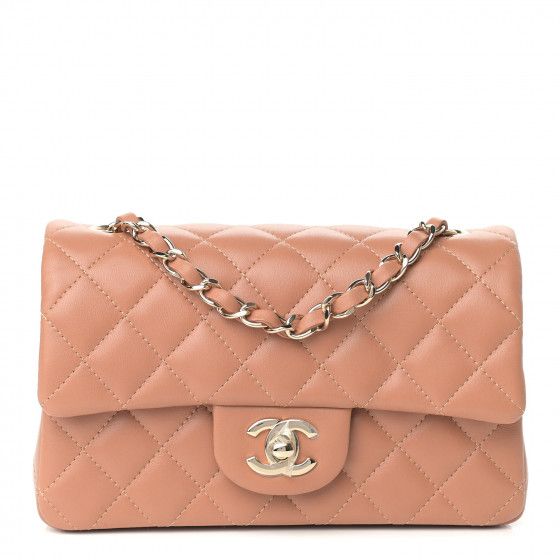 CHANEL

Lambskin Quilted Mini Rectangular Flap Brown | Fashionphile