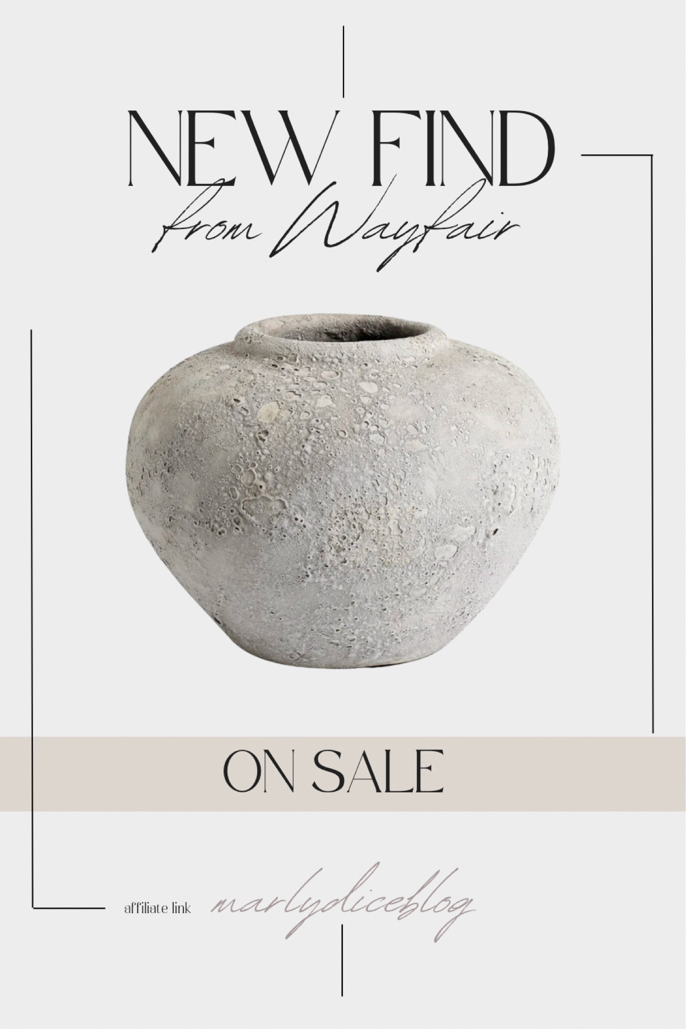 Gorgeous textured vase on sale! Wayfair finds

#LTKHome