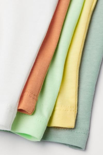 5-pack Cotton T-shirts | H&M (US + CA)