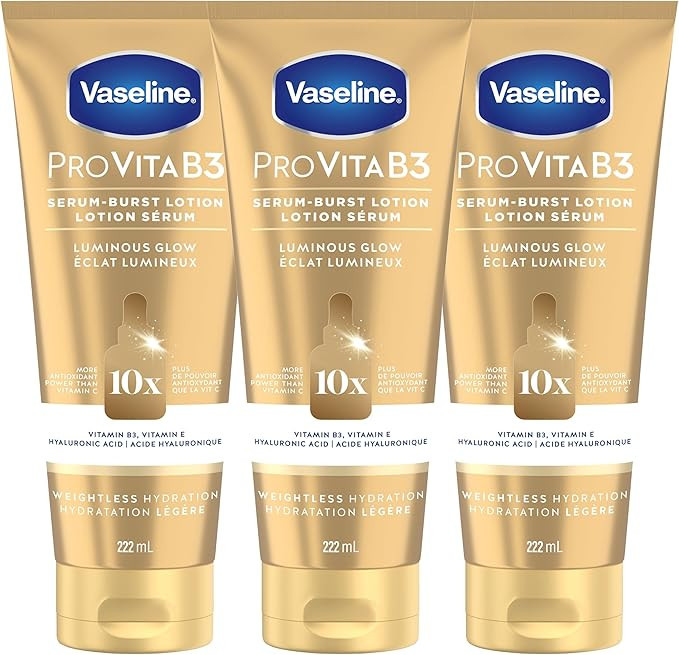 Vaseline Lumious Glow Serum Burst: Glowing Skin, All-Day Hydration 222ml (Pack of 3) | Amazon (CA)