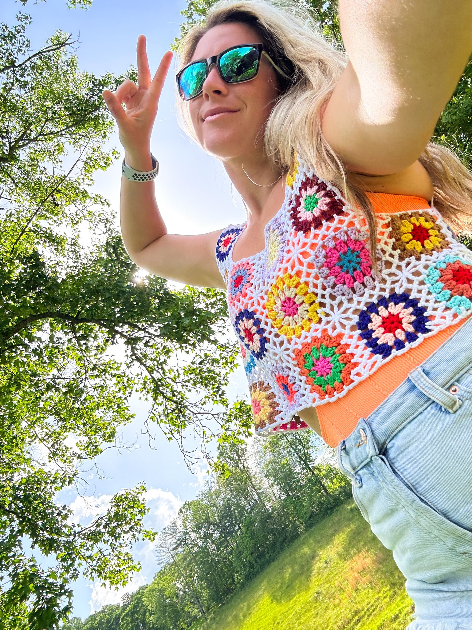 Swimsuit cover up / Crochet top / crop top outfits / one piece swim / festival wear 

#LTKSeasonal #LTKFestival #LTKswim