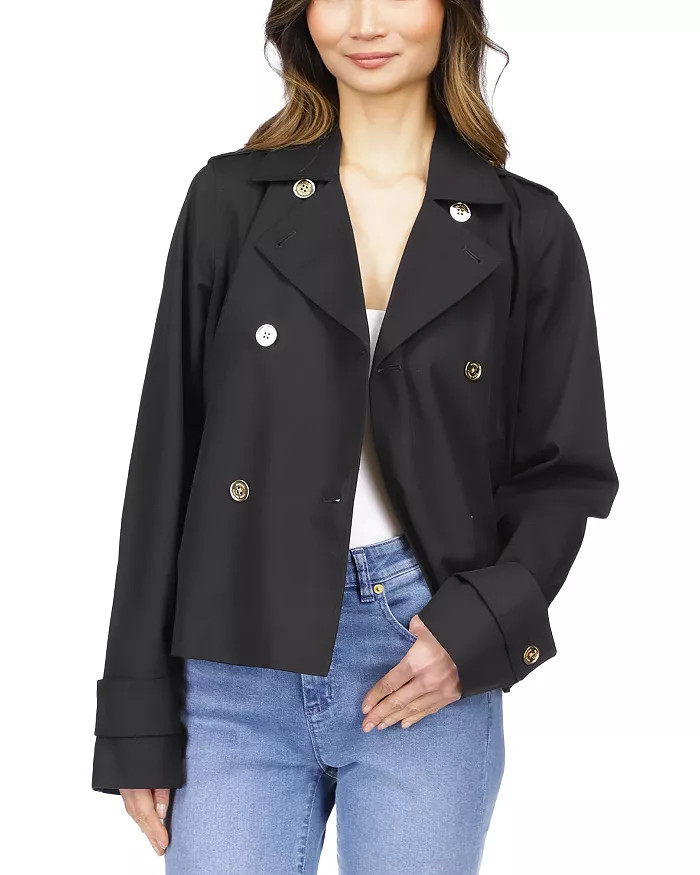Michael Kors Cropped Peacoat  Women - Bloomingdale's | Bloomingdale's (US)