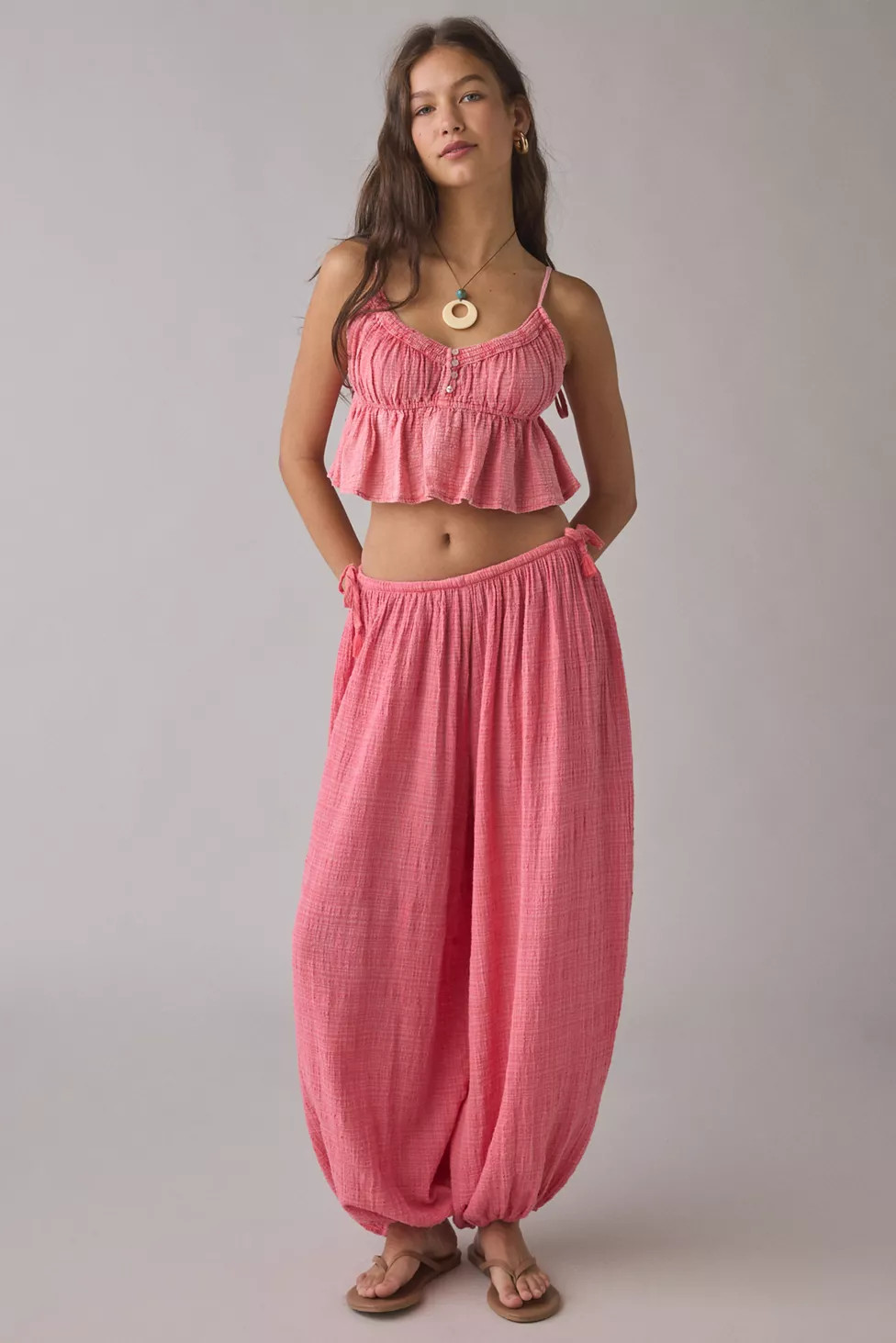 Out From Under Golden Hour Side-Tie Balloon Pant | Urban Outfitters (US and RoW)