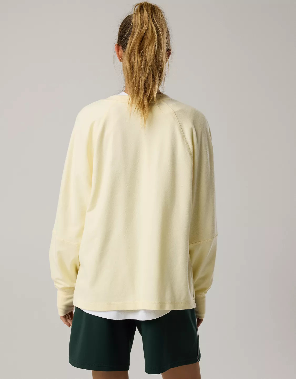 OFFLINE By Aerie Pique Long Sleeve T-Shirt | Aerie