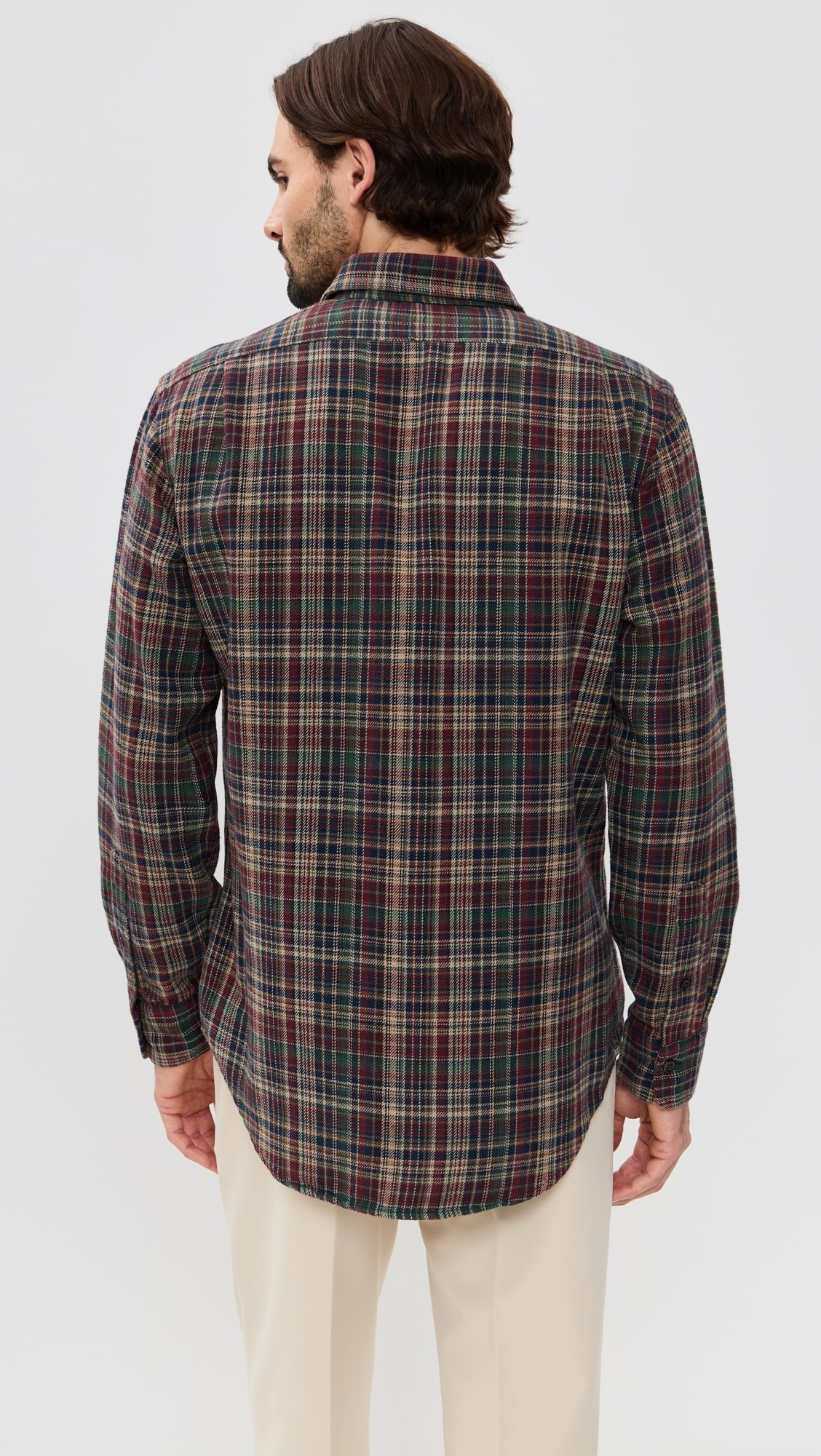 Plaid Brushed Flannel Sport Shirt | Shopbop