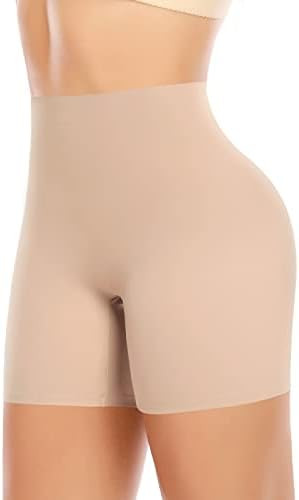 Werena Seamless Shaping Boyshorts Panties for Women Slip Shorts Under Dress Shapewear Shorts Tumm... | Amazon (US)