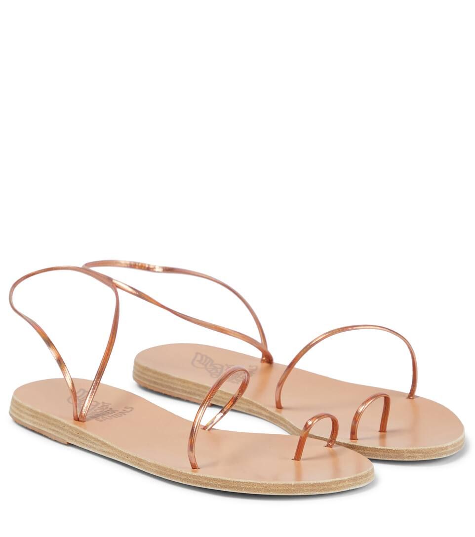 Chora iridescent leather sandals | Mytheresa (US/CA)