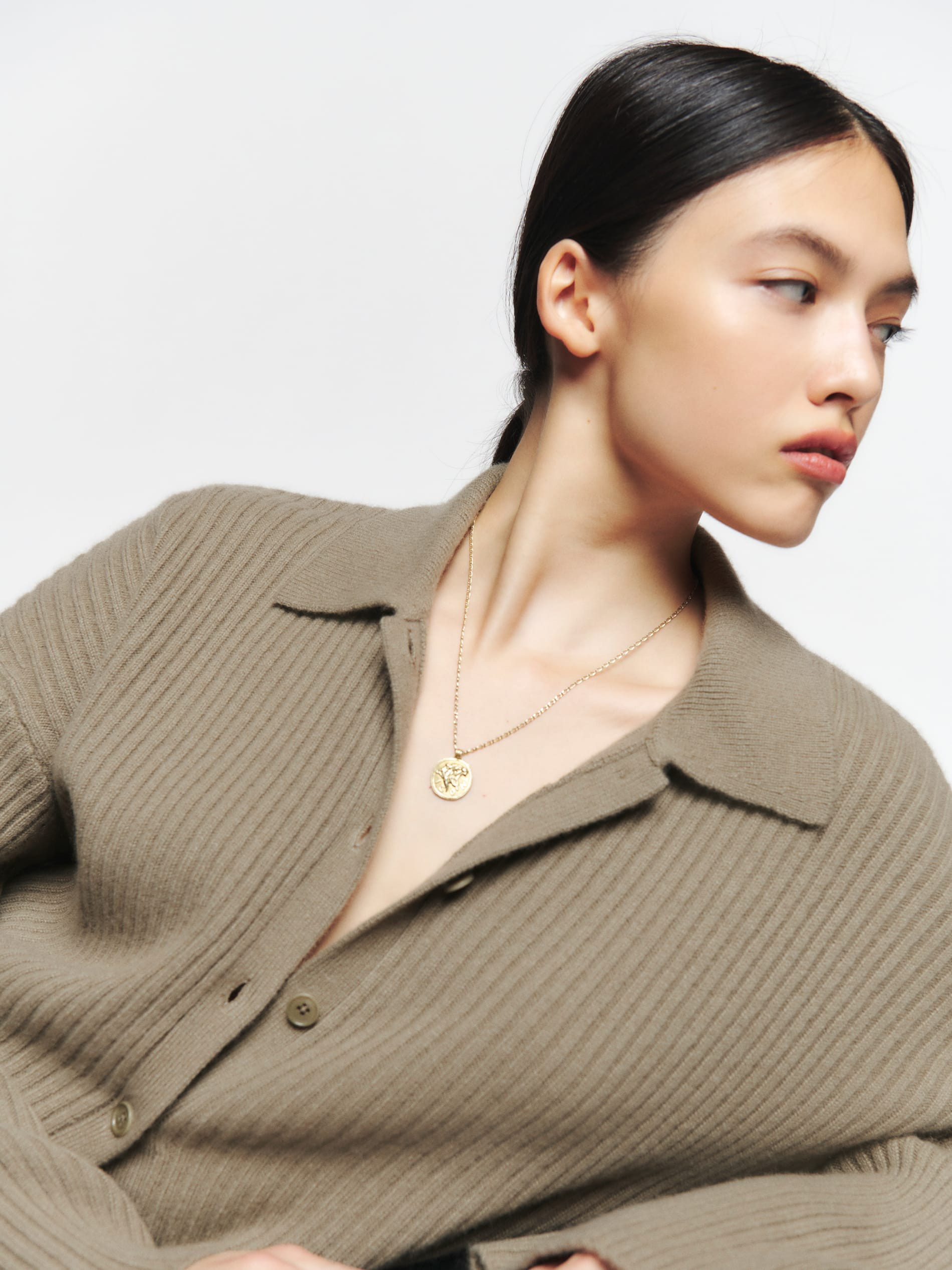 Fantino Cashmere Collared Cardigan | Reformation (Global)