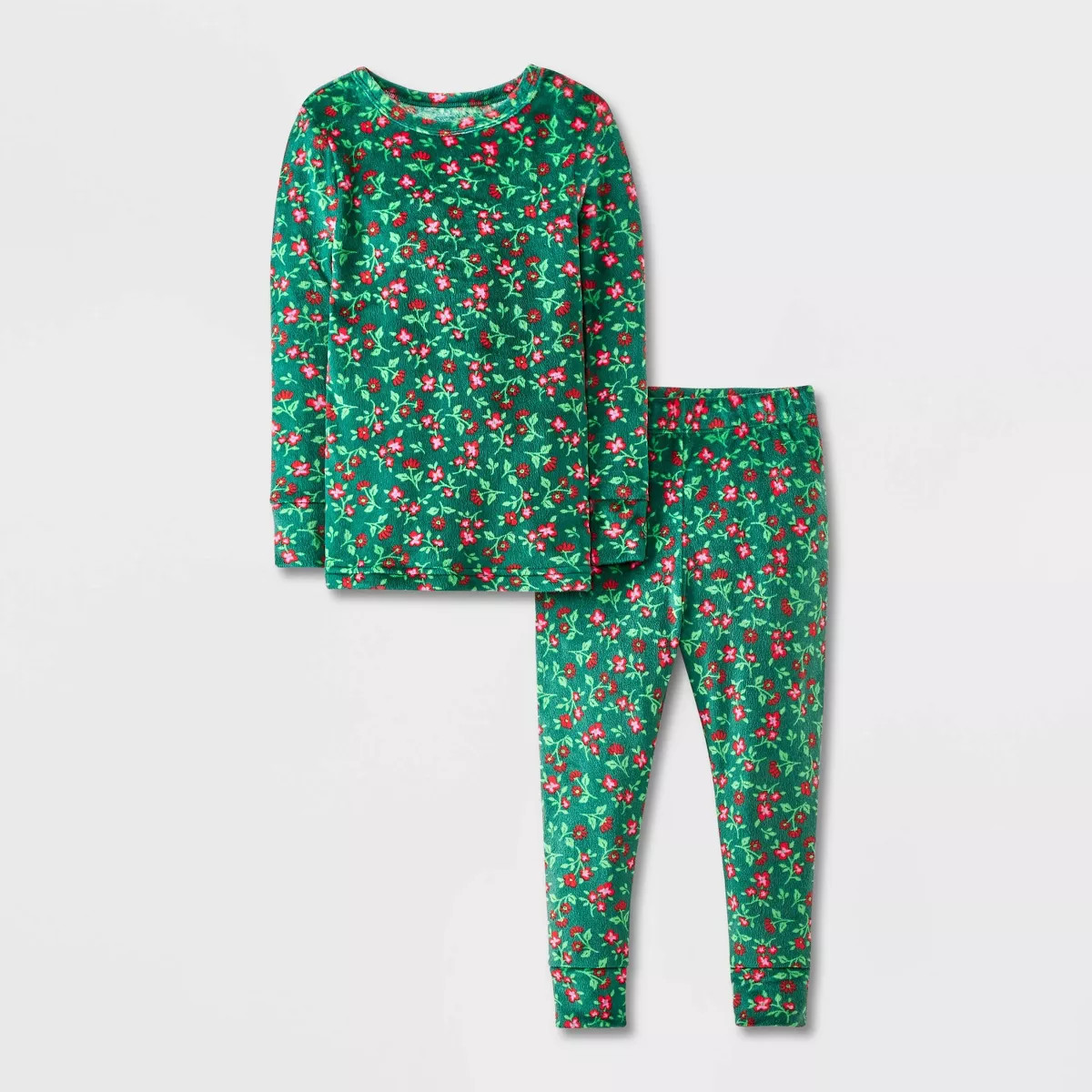 Toddler 2pc Snuggly Soft Snug Fit Christmas Pajama Set - Cat & Jack™ | Target