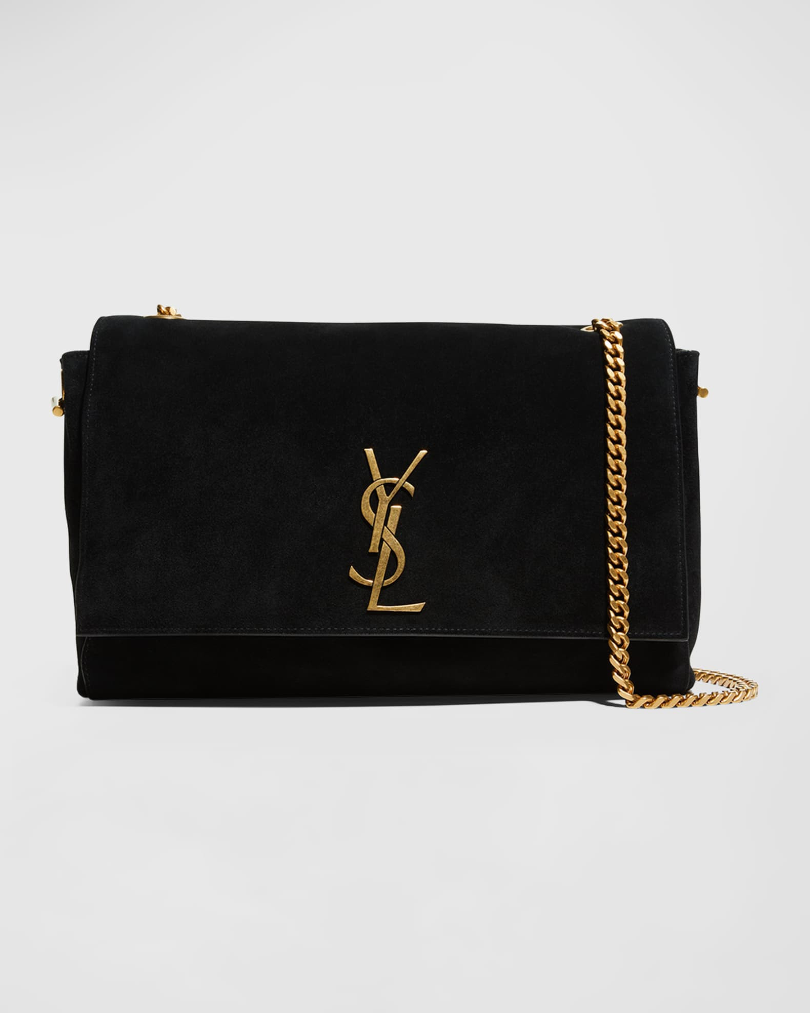 Saint Laurent Soft Kate Medium Reversible YSL Monogram Crossbody Bag | Neiman Marcus