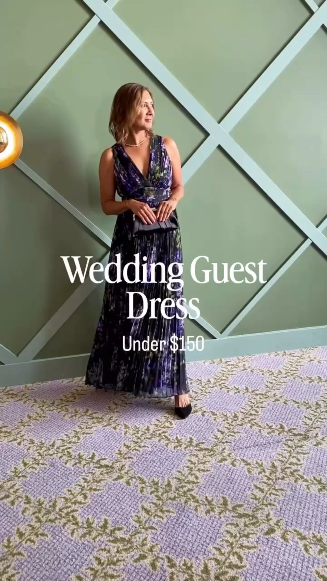 Feeling beautiful and looking forward to that fall wedding in this gorgeous pleated wedding guest look from Express. I’m guessing this one will sell out so don’t sleep on it. Style with a black satin bag, sling back pumps, and a tennis necklace. BTW, this dress runs small and I’m wearing size small for reference - I probably could have sized down to extra small.


#LTKOver40 #LTKWedding #LTKSaleAlert