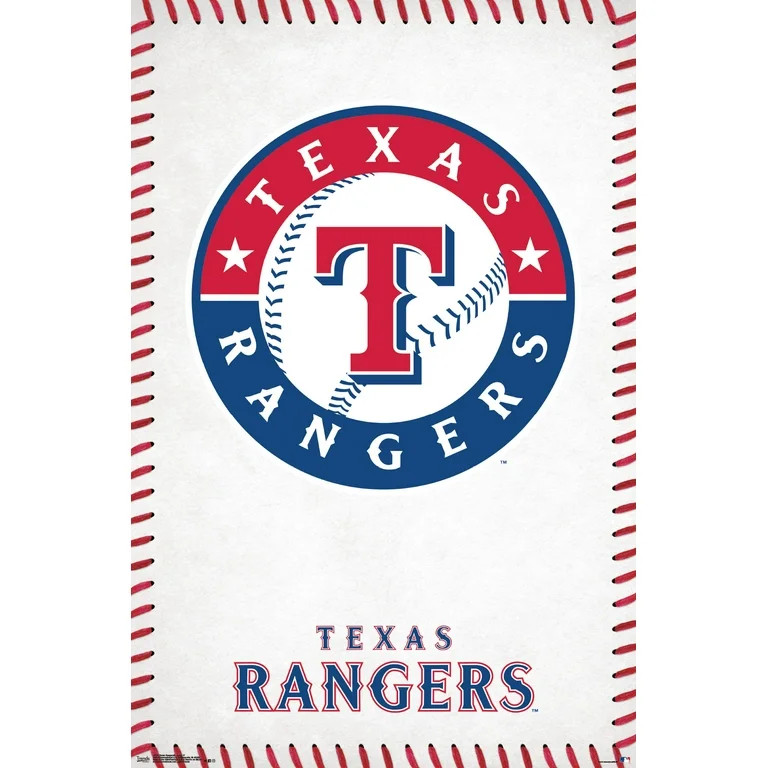 MLB Texas Rangers - Logo 17 Wall Poster, 22.375" x 34" | Walmart (US)