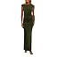 PRETTYGARDEN Women's 2026 Summer Formal Maxi Dresses Sleeveless One Shoulder Bodycon Ruched Mesh ... | Amazon (US)