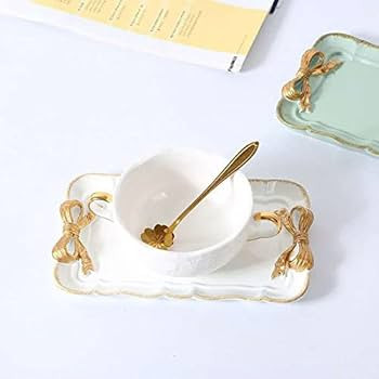 Gisela Adorable Bow-knot Trinket Dish Resin Jewelry Tray Perfect for Holding Small Jewelries, Nec... | Amazon (US)