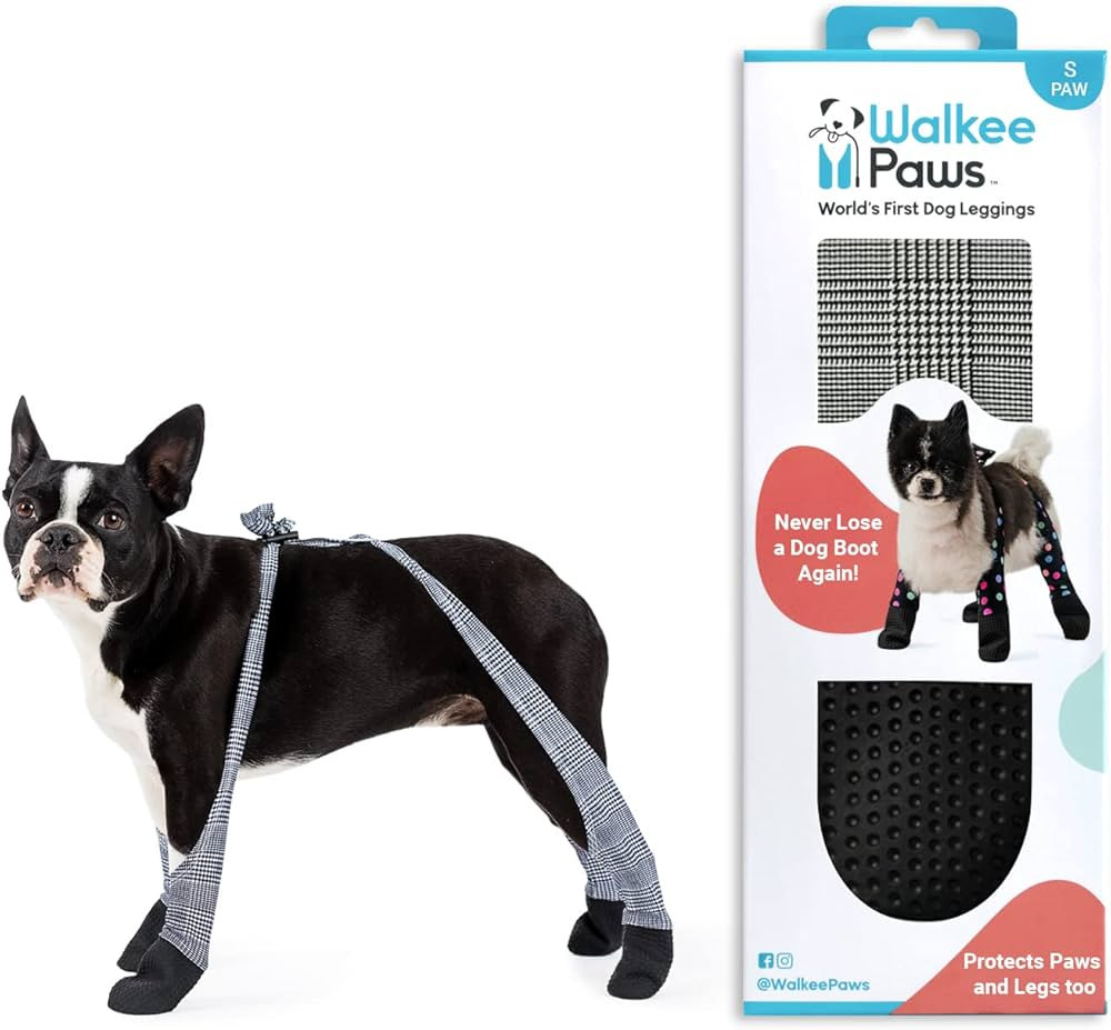 WALKEE PAWS Dog Boot Leggings, Small Dog Sizes, Seen on Shark Tank, Adjustable Fit Protects from ... | Amazon (US)