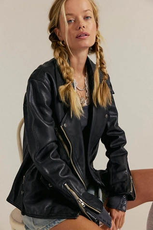 We The Free Jealousy Leather Moto Jacket | Free People (Global - UK&FR Excluded)