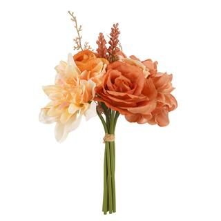 Yellow & Coral Rose & Dahlia Bouquet by Ashland® | Michaels Stores