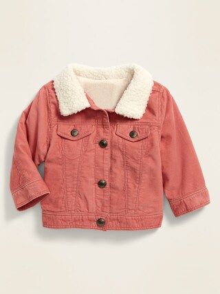 Corduroy Sherpa-Collar Trucker Jacket for Baby | Old Navy (US)