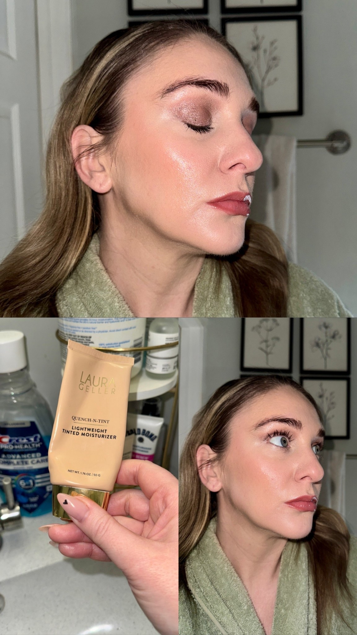 My skin has been dry so I’m using a Laura gellar skin tint and I love it! Along with lumi glotion by L’Oréal  

#LTKgrwm #LTKOver40 #LTKBeauty