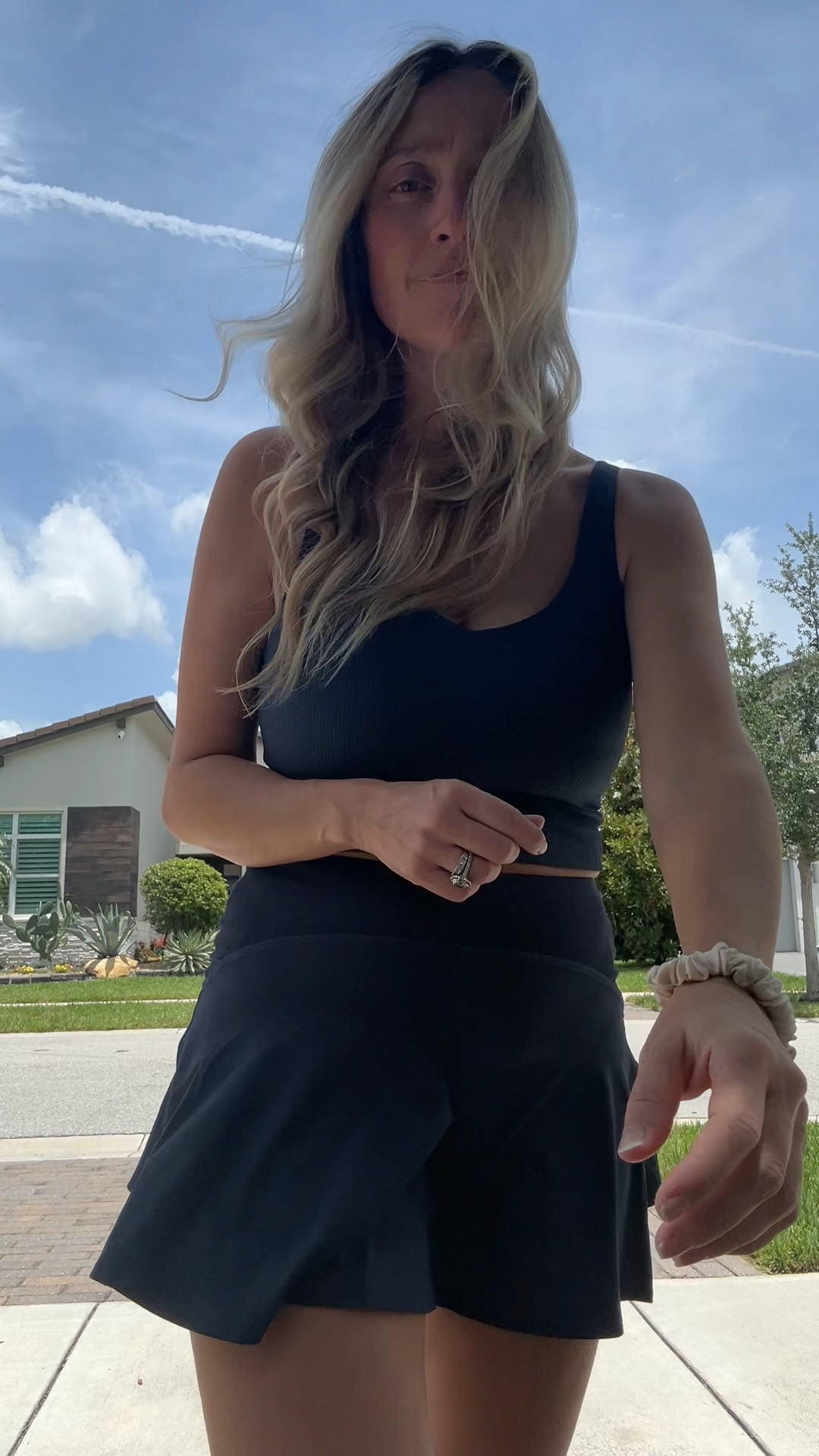 Activewear 50% off today! Medium top, small bottom. 

Old navy, activewear, athleisure, skort, matching set, navy blue 

#LTKActive #LTKSaleAlert #LTKStyleTip