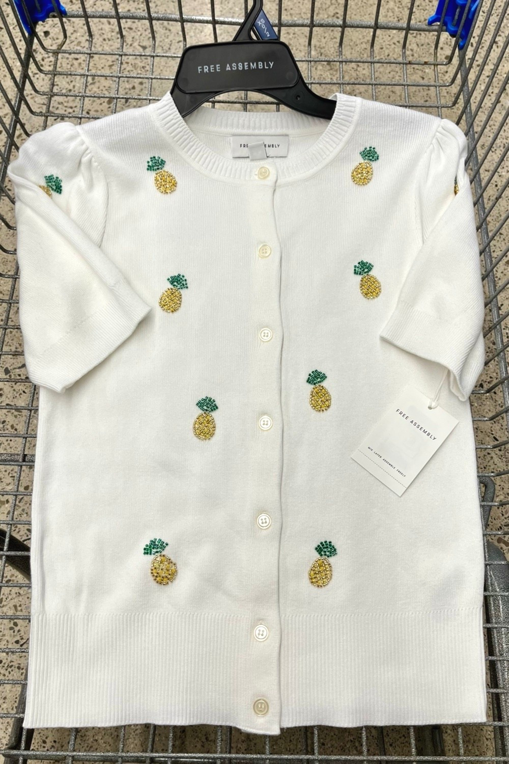 Trending now!

Another fruit themed item at Walmart - this is a white pineapple cardigan.

Bachelorette party outfits, bachelorette accessories, vacation packing, resort wear 2026, beach vacation, resort wear, summer clothing, white clothing, destination wedding, beach wedding, honeymoon packing.

#LTKTravel #LTKWedding #LTKSeasonal