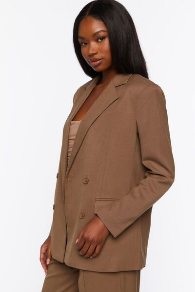 Notched Double-Breasted Blazer | Forever 21 (US)