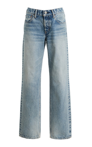 Albany Rigid Low-Rise Straight-Leg Jeans | Moda Operandi (Global)