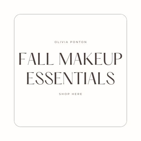 Fall Makeup Essentials 🍂🫶🏻🍁

#LTKHoliday #LTKGiftGuide #LTKfindsunder50