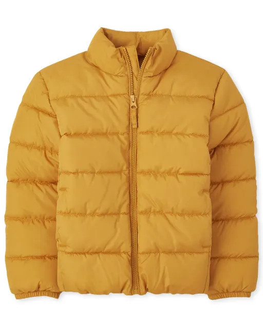 Boys Long Sleeve Puffer Jacket | The Children's Place  - TIGERS EYE | The Children's Place