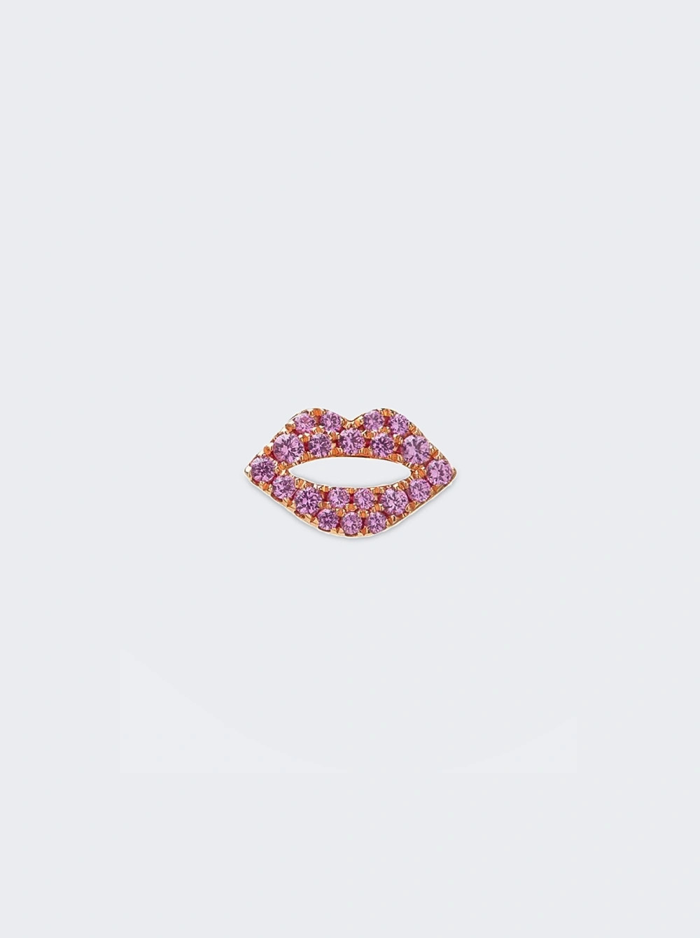 Scarlett Kiss Stud Earring Pink Sapphire | The Webster