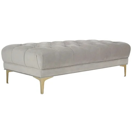 Safavieh Zarya Modern Glam Rectangular Tufted Bench | Walmart (US)