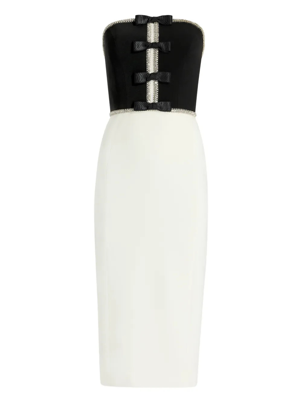 Jenny Packham Abito Midi Odette Con Decorazione | Bianco | FARFETCH IT | Farfetch Global
