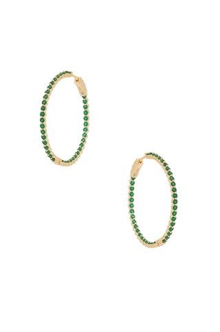 Large Pave Hoops | Revolve Clothing (Global)